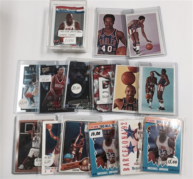 500+ Basketball Cards with Michael Jordan
